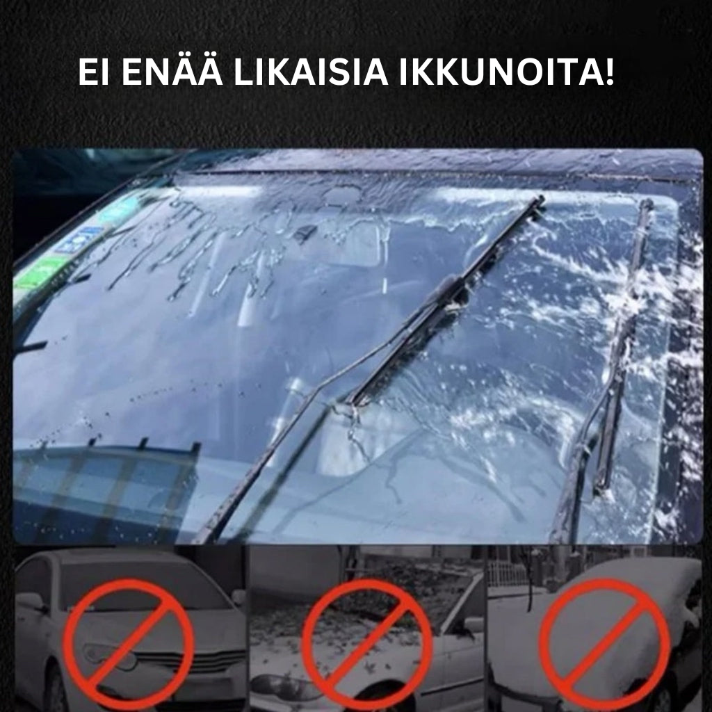 Tuulilasin suoja vedeltä ja lialta, ainutlaatuinen koostumus (sarja)