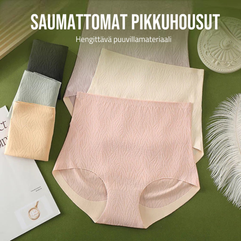 Saumattomat korkeavyötäröiset pakaroita kohottavat alushousut (3 kpl)