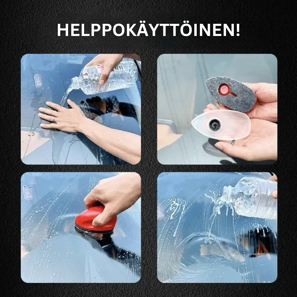 Tuulilasin suoja vedeltä ja lialta, ainutlaatuinen koostumus (sarja)
