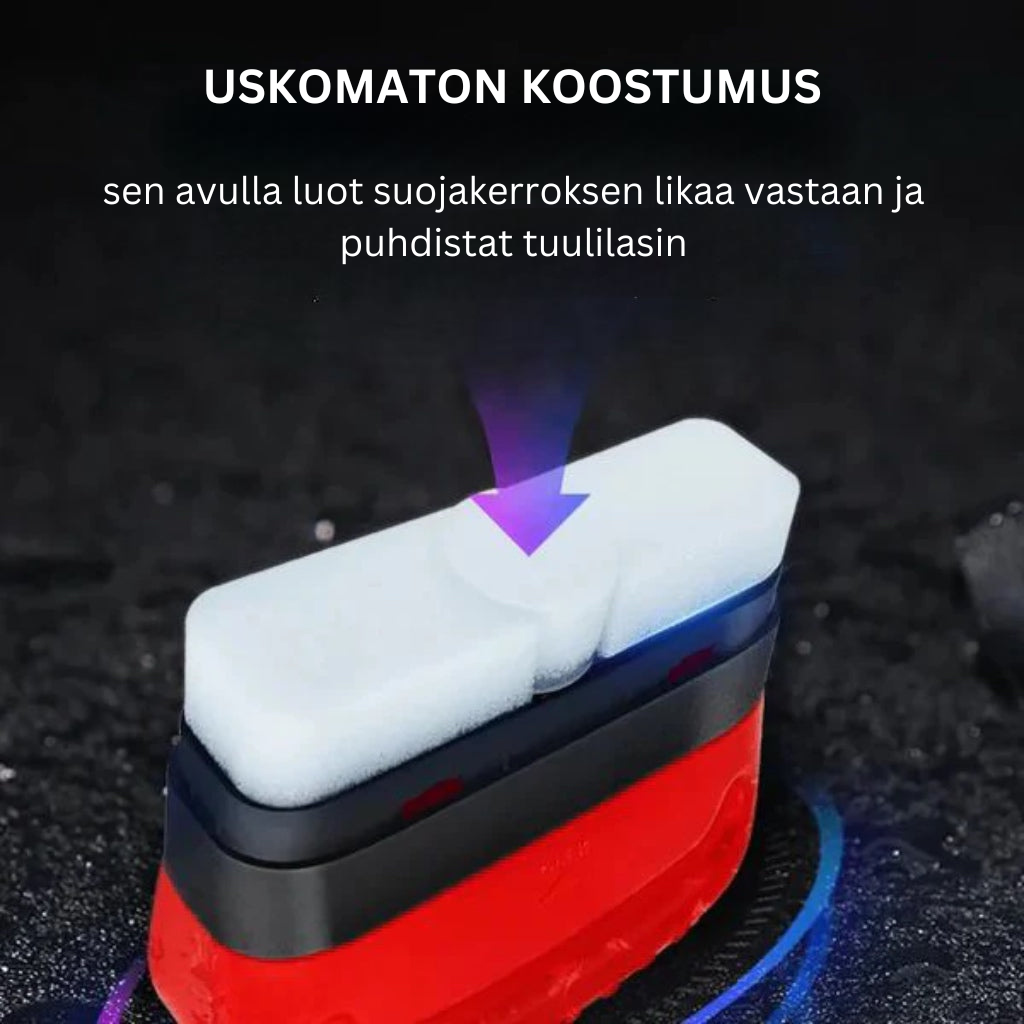 Tuulilasin suoja vedeltä ja lialta, ainutlaatuinen koostumus (sarja)