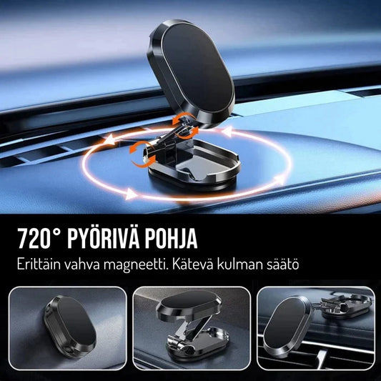 MagAuto - taitettava magneettinen auton puhelinpidike
